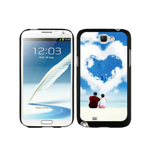 Valentine Love Cloud Samsung Galaxy Note 2 Cases DSP - Click Image to Close